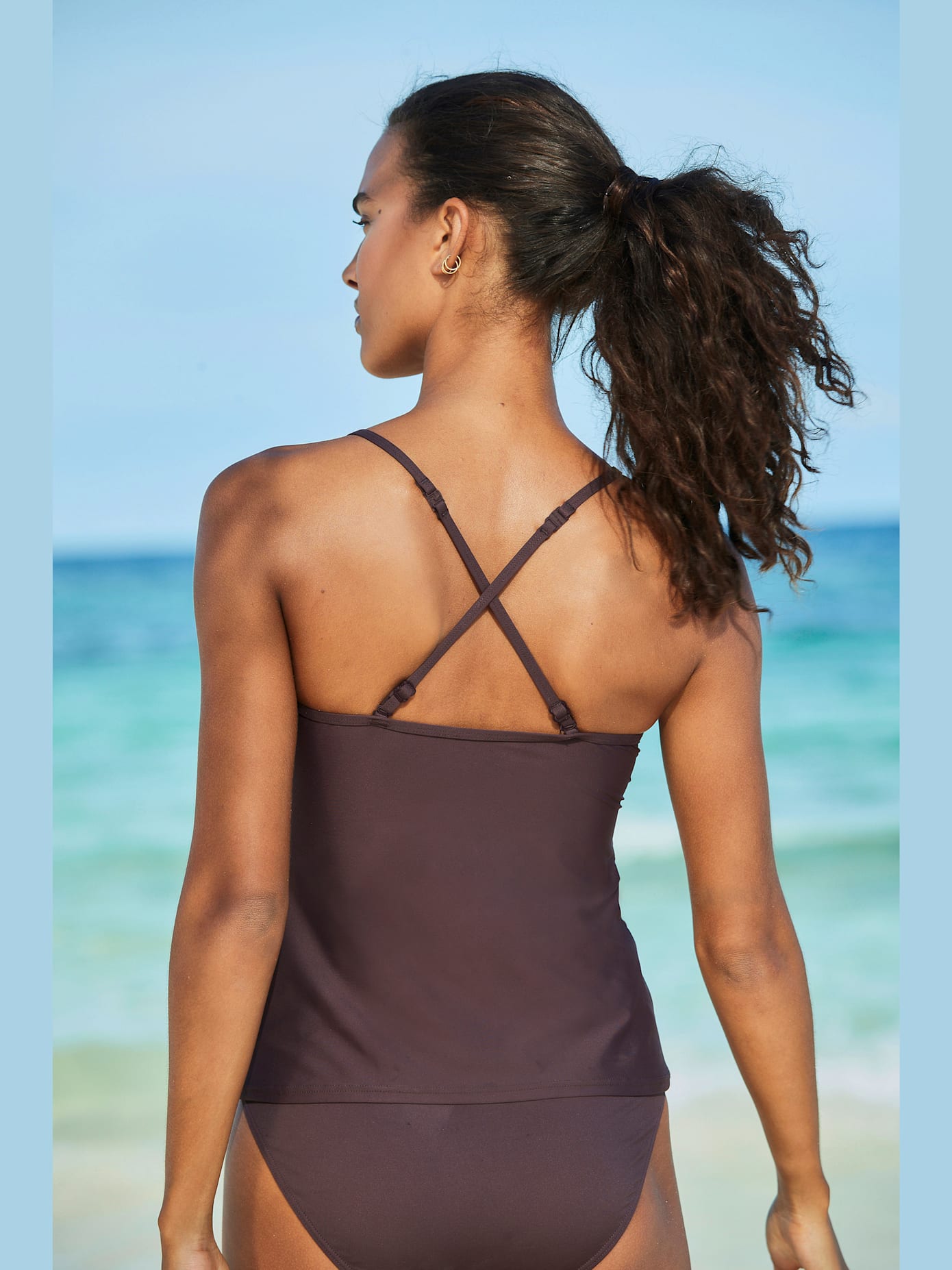 Haut de tankini bonnets amovibles