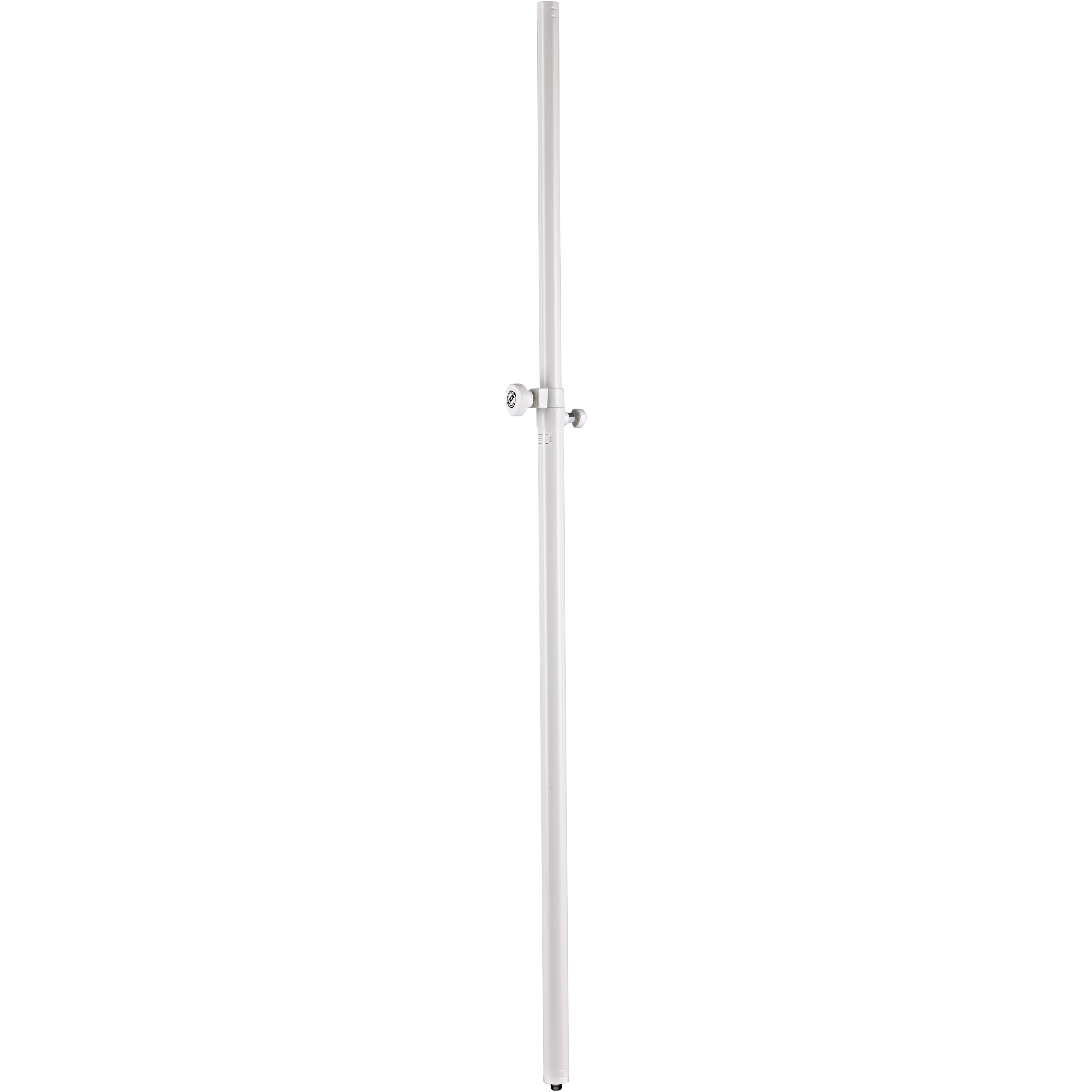 Konig & Meyer 24623 speaker tussenpaal (pure white)