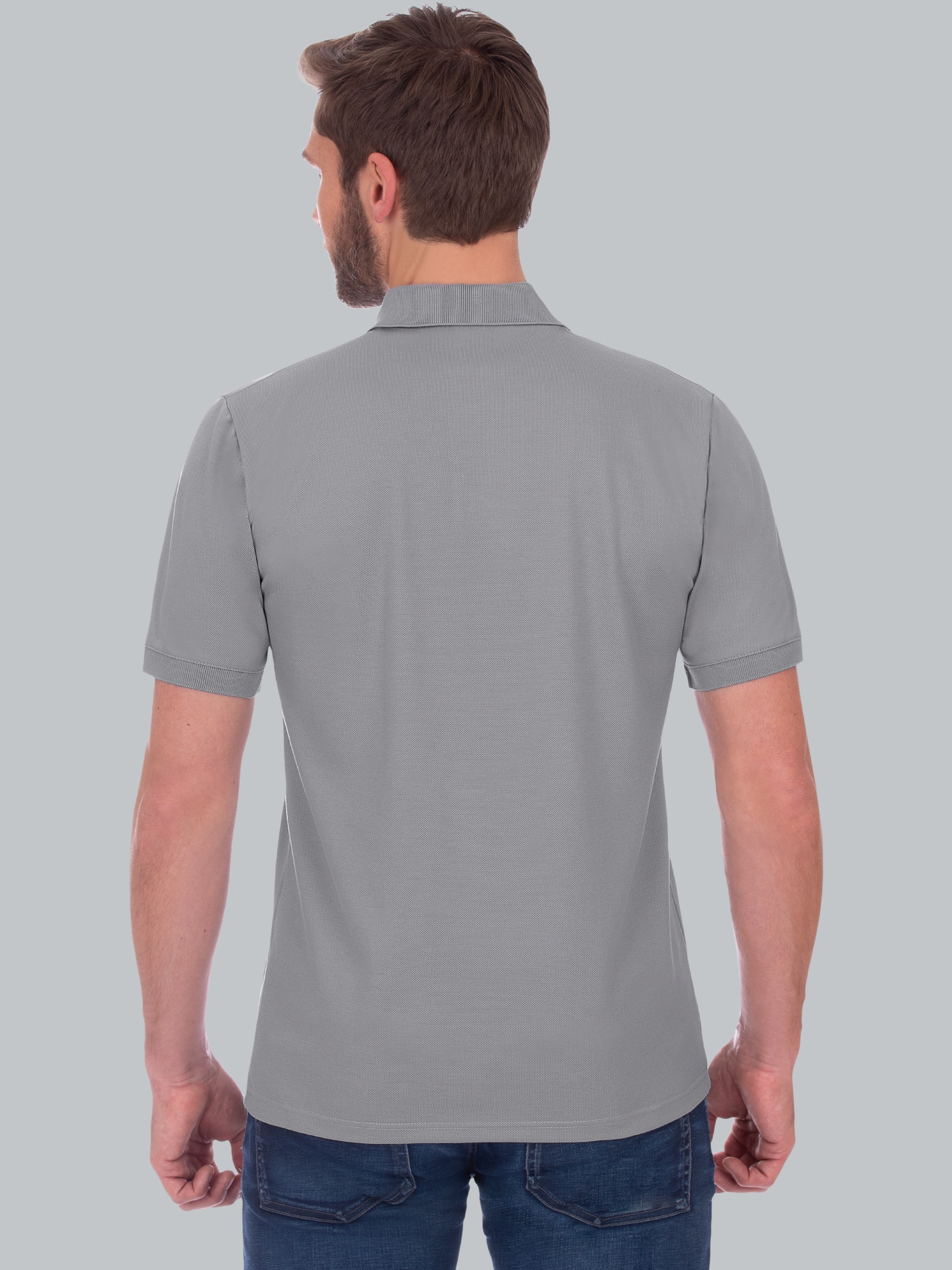 Poloshirt DELUXE Piqué Cool-grey