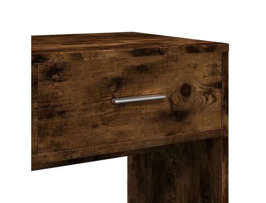VIDAXL - Coiffeuse avec miroir chêne fumé 80x39x80 cm