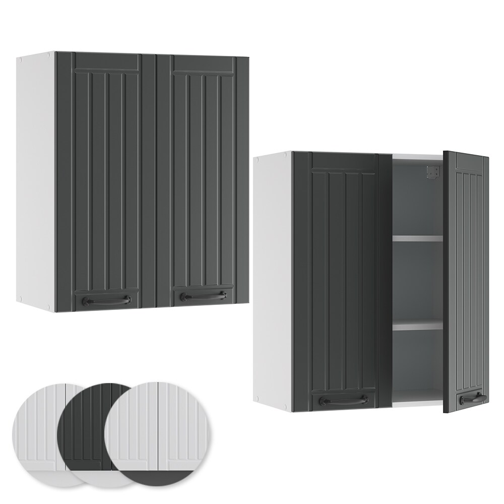 Vicco Hängeschrank 60 cm FAME Line Küchenschrank Küchenzeile Landhaus Anthrazit
