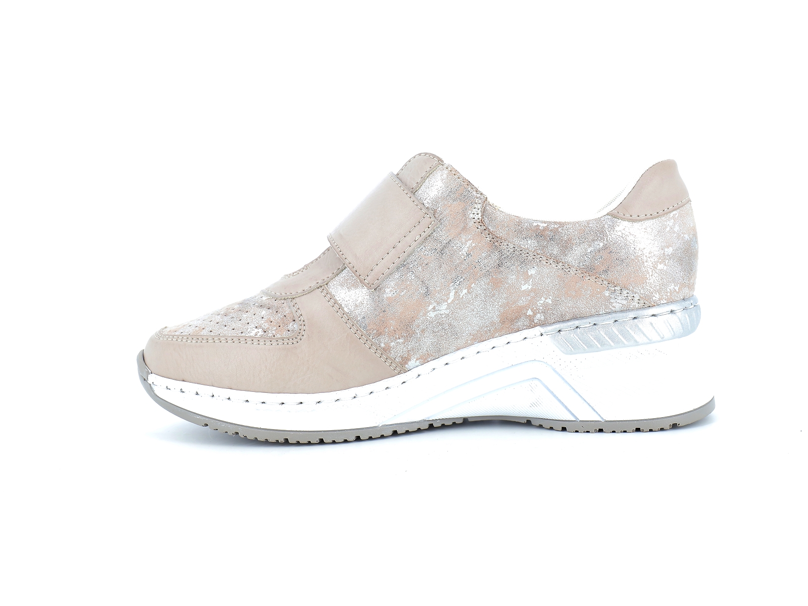 Rieker-N4354 Synthétique Nacre