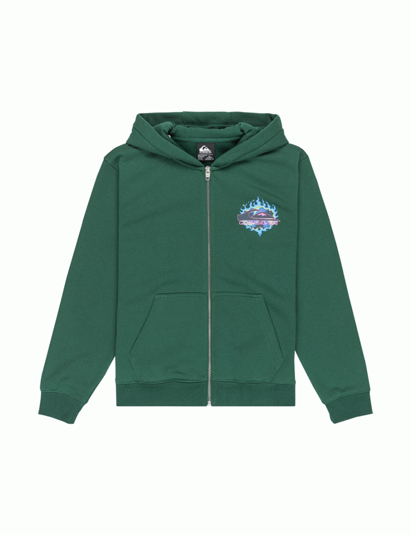 Sports Zip Jacket Boy Green