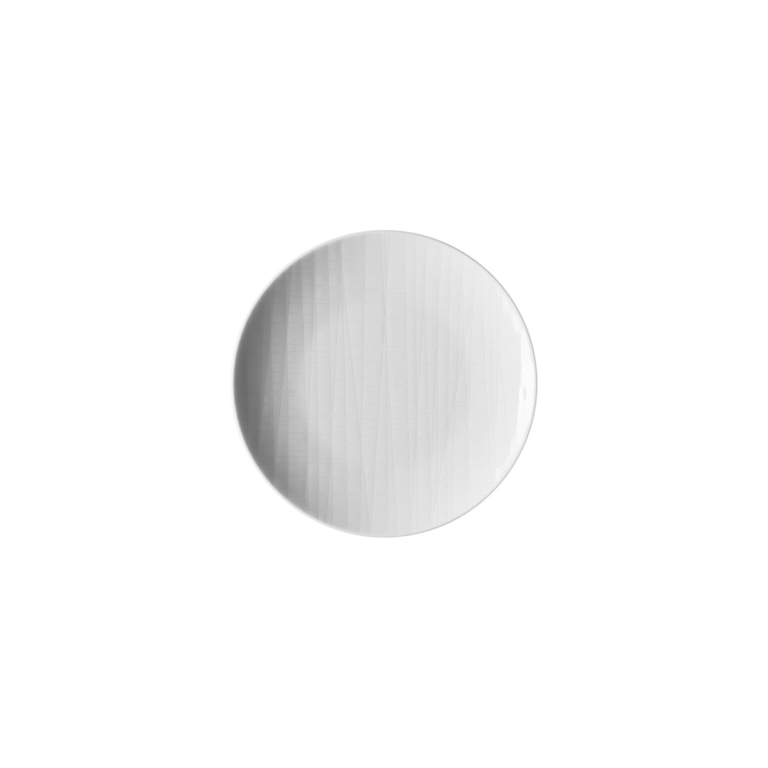 Mesh Weiss Teller 15 cm flach