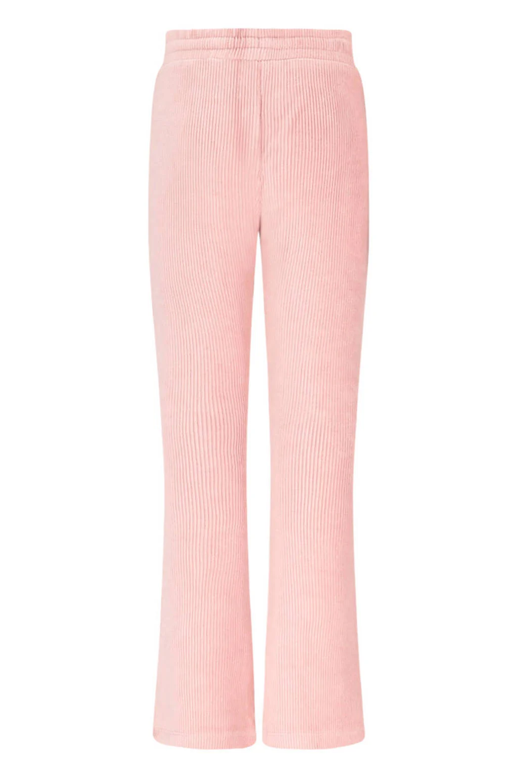 NONO fluwelen flared casual broek roze