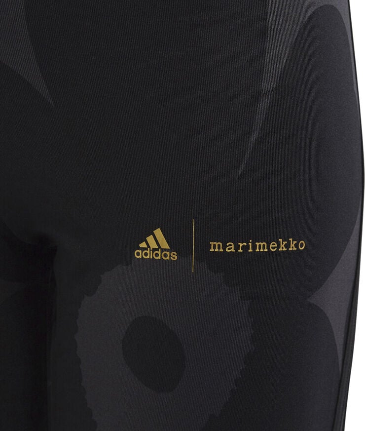 adidas Marimekko Primegreen AEROREADY Training 3-Stripes Floral tights Sort