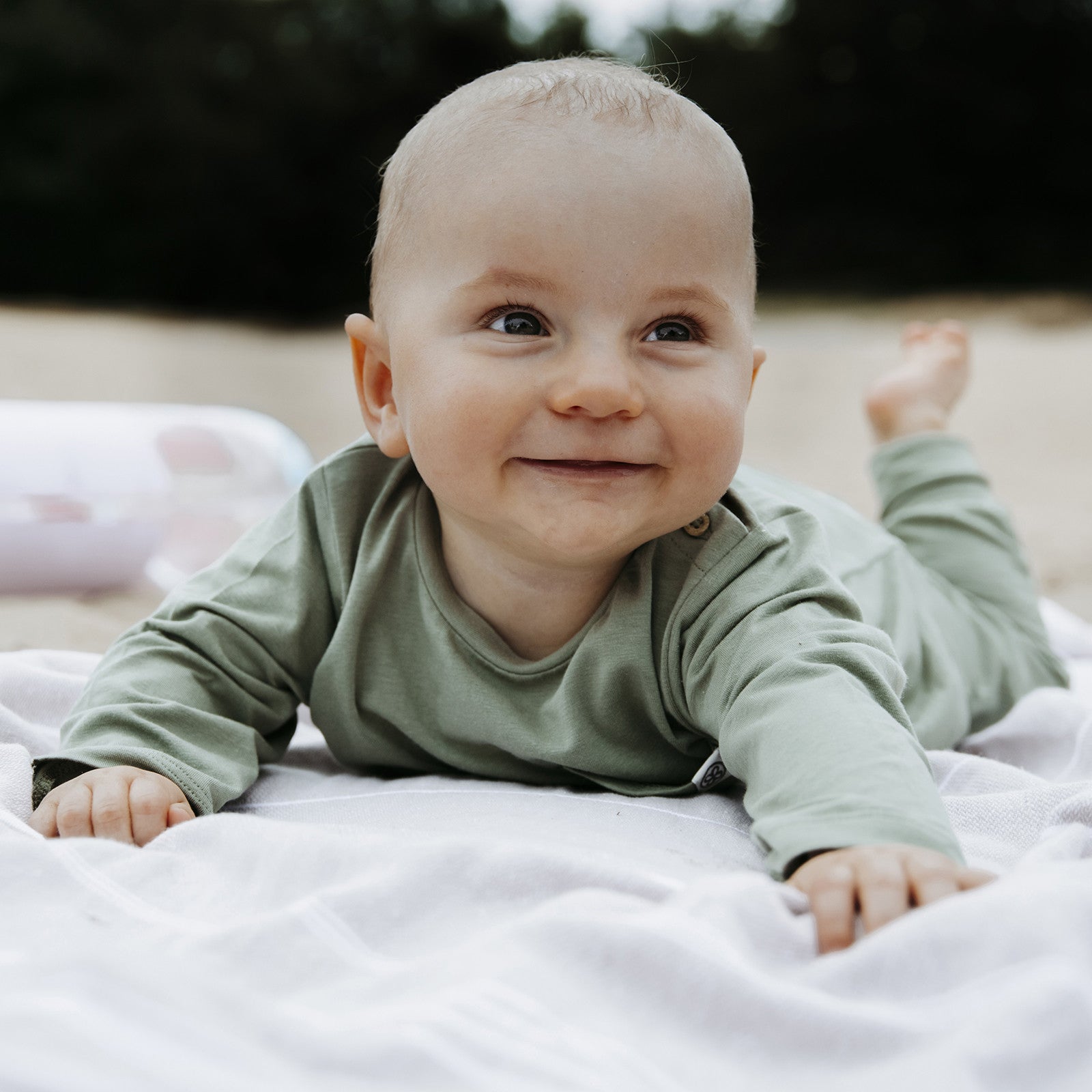 Baby Langarmshirt UVP 50  Olive Green