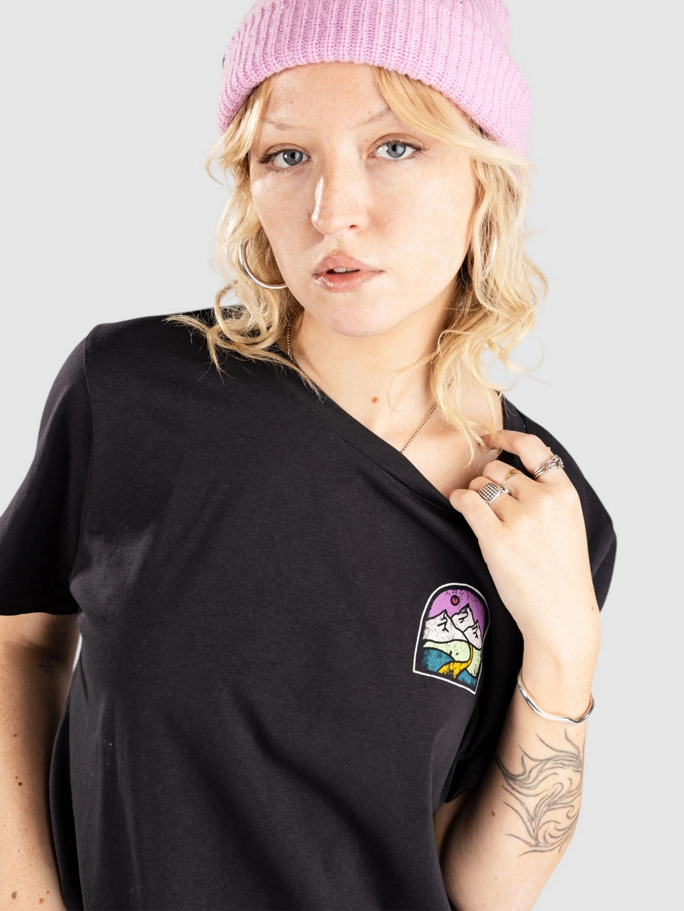 Passenger Friday Collective Recycled Cotton T-Shirt black