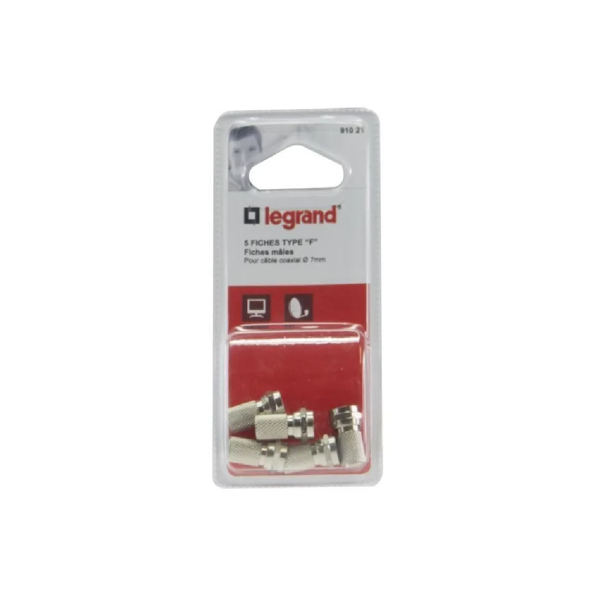LEGRAND Fiches TV et Mâles Type 