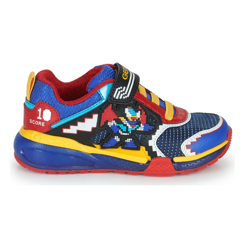 Geox - J BAYONYC BOY A - Bleu / Rouge / Jaune