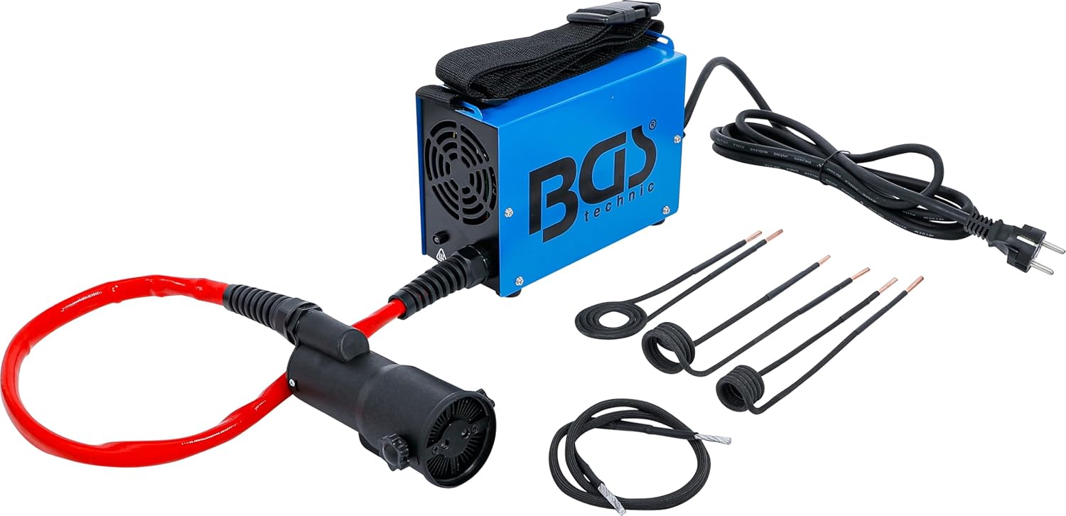 BGS 2169 | 1,5 kW Induktionsheizgerät | Induktions-Erhitzer/Induktionsheizer inkl. 4 Spulen
