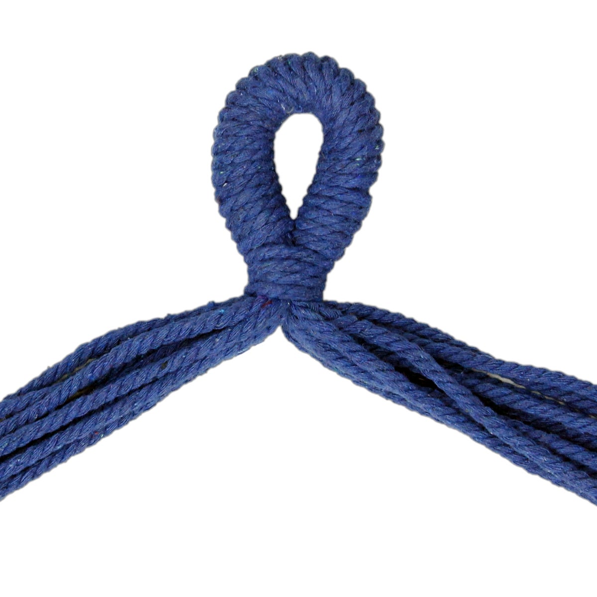 ECD Germany Hangstoel met 2 kussens - Katoen - Hardhouten dwarsbalk - Draagvermogen tot 120 kg - Blauw/Groen - Binnen/Buiten - Hangstoel, Hangstoel, Hangschommel, Hangmat, Hangmand, Schommelstoelzitting