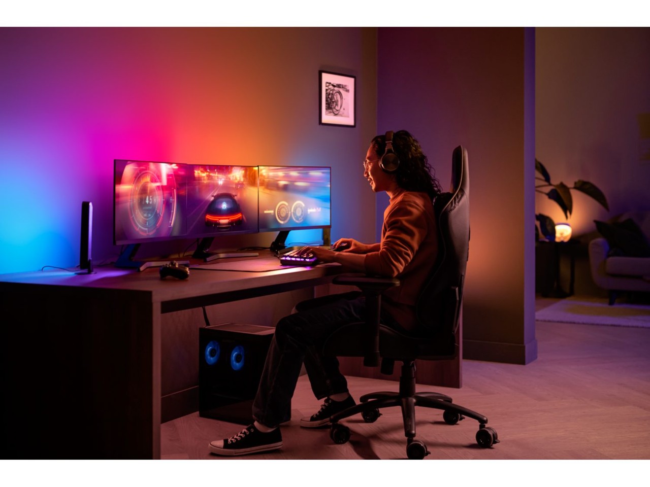 Philips Hue - Gaming Gradient PC strip 3x 24 27 inch EU SK - Bridge