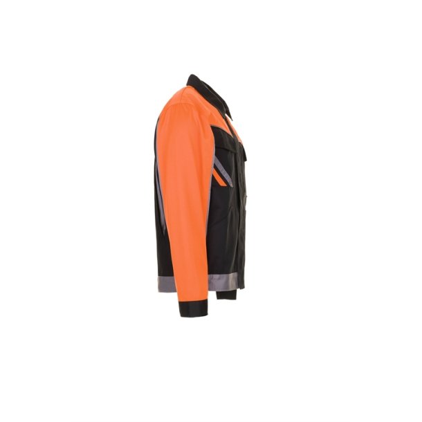 Visline V1 Arbejdsjakke sort / orange / zink