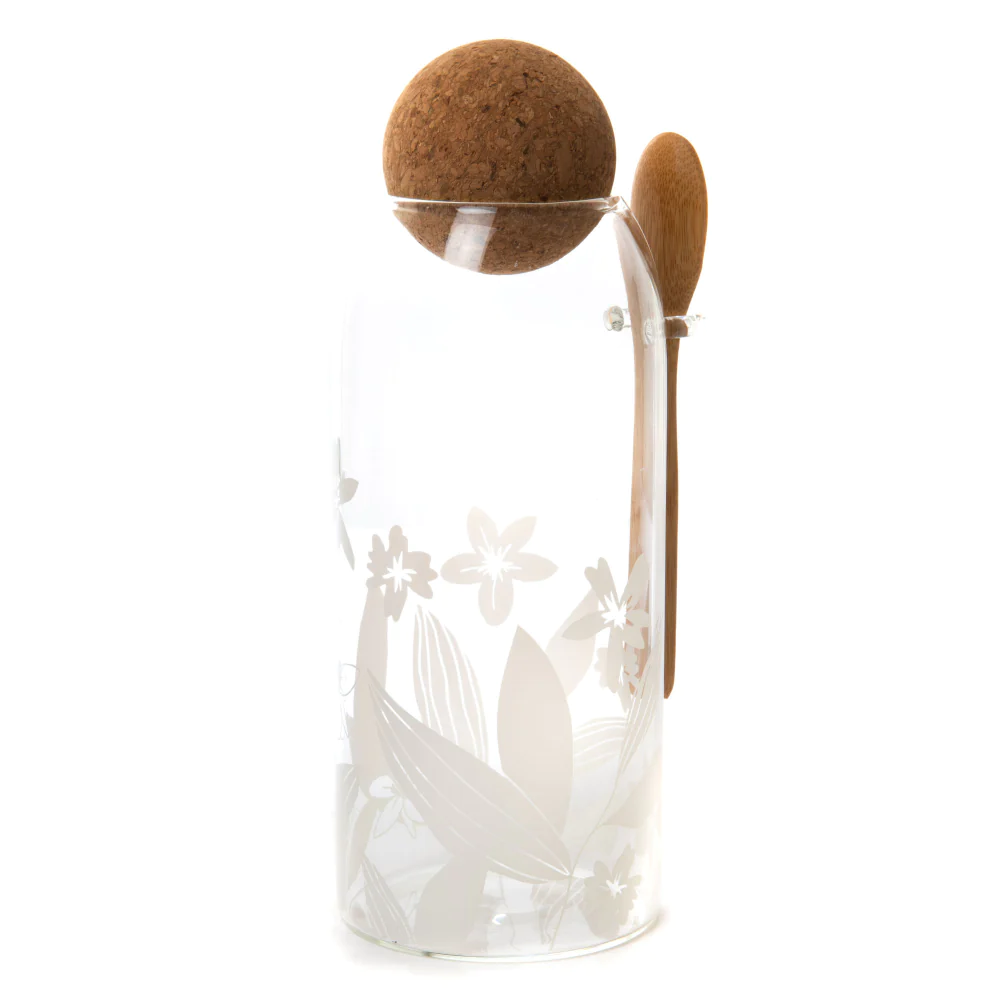Pot Luisa avec bouchon et cuillère 25,5 cm Amadeus