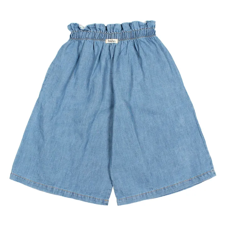 Búho Jupe-culotte Denim Lin | Bleu jean