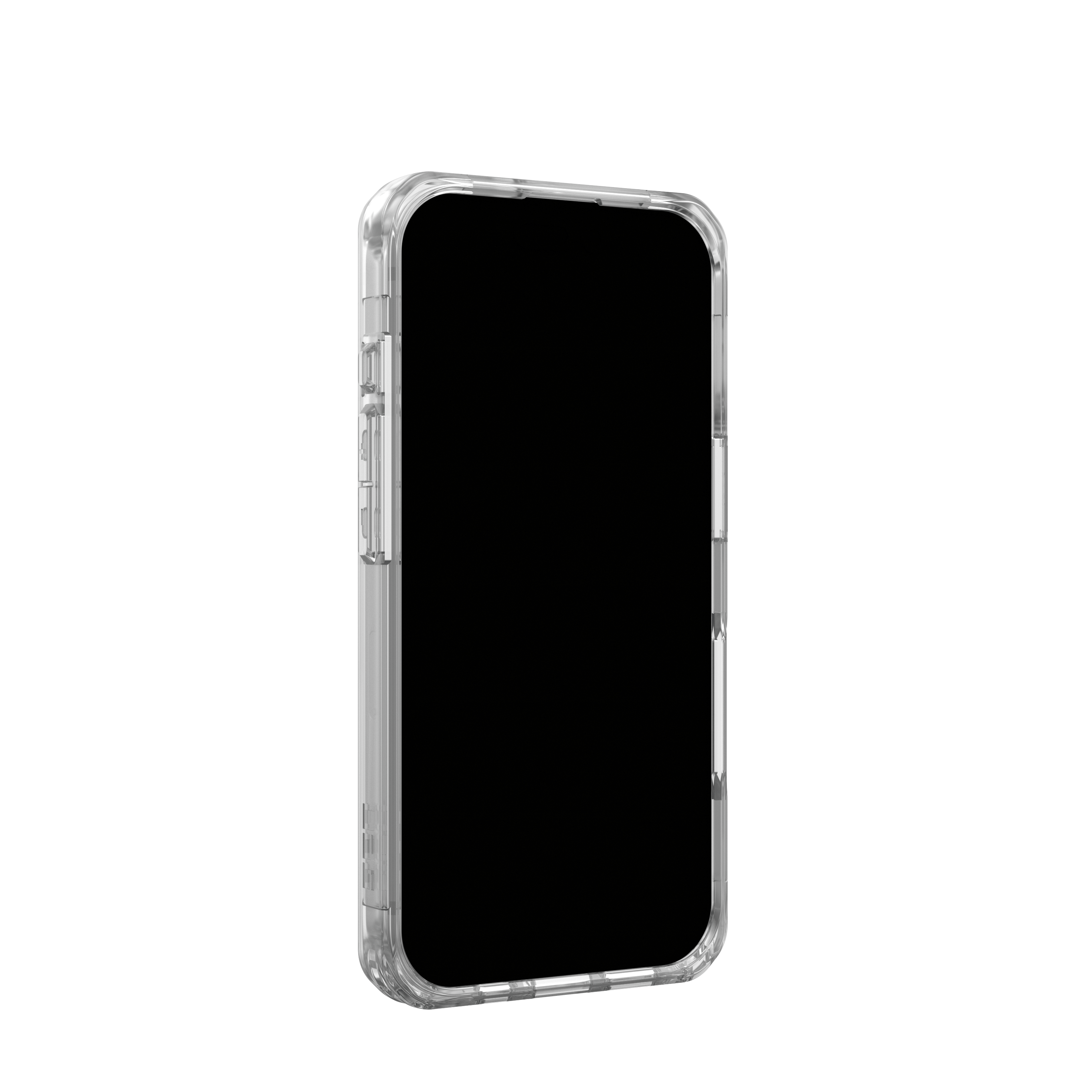 iPhone 16 Pro MagSafe Hybrid Schutzhülle Plyo (114480114333) - Transparent (Silber)