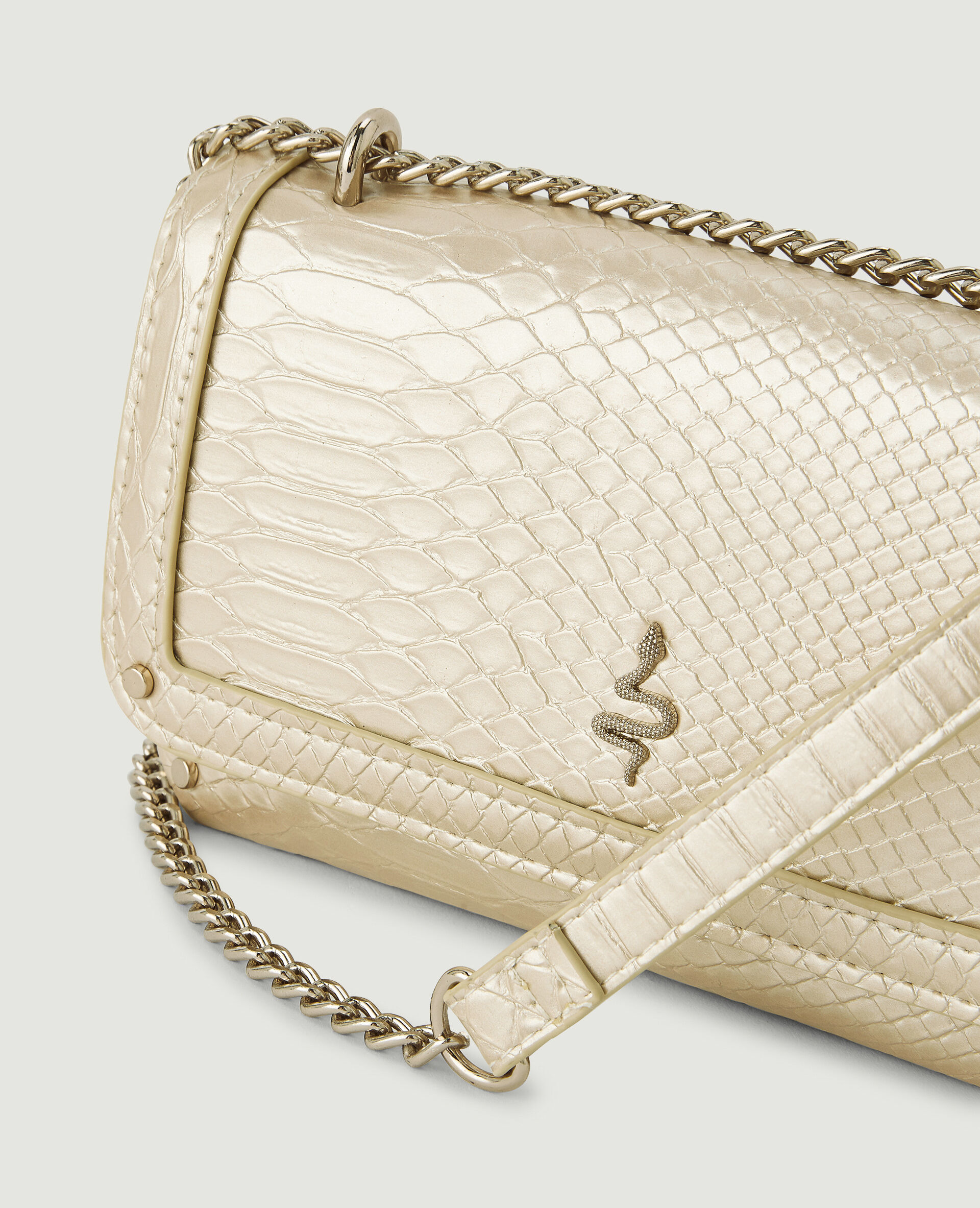 Sac effet serpent - Doré