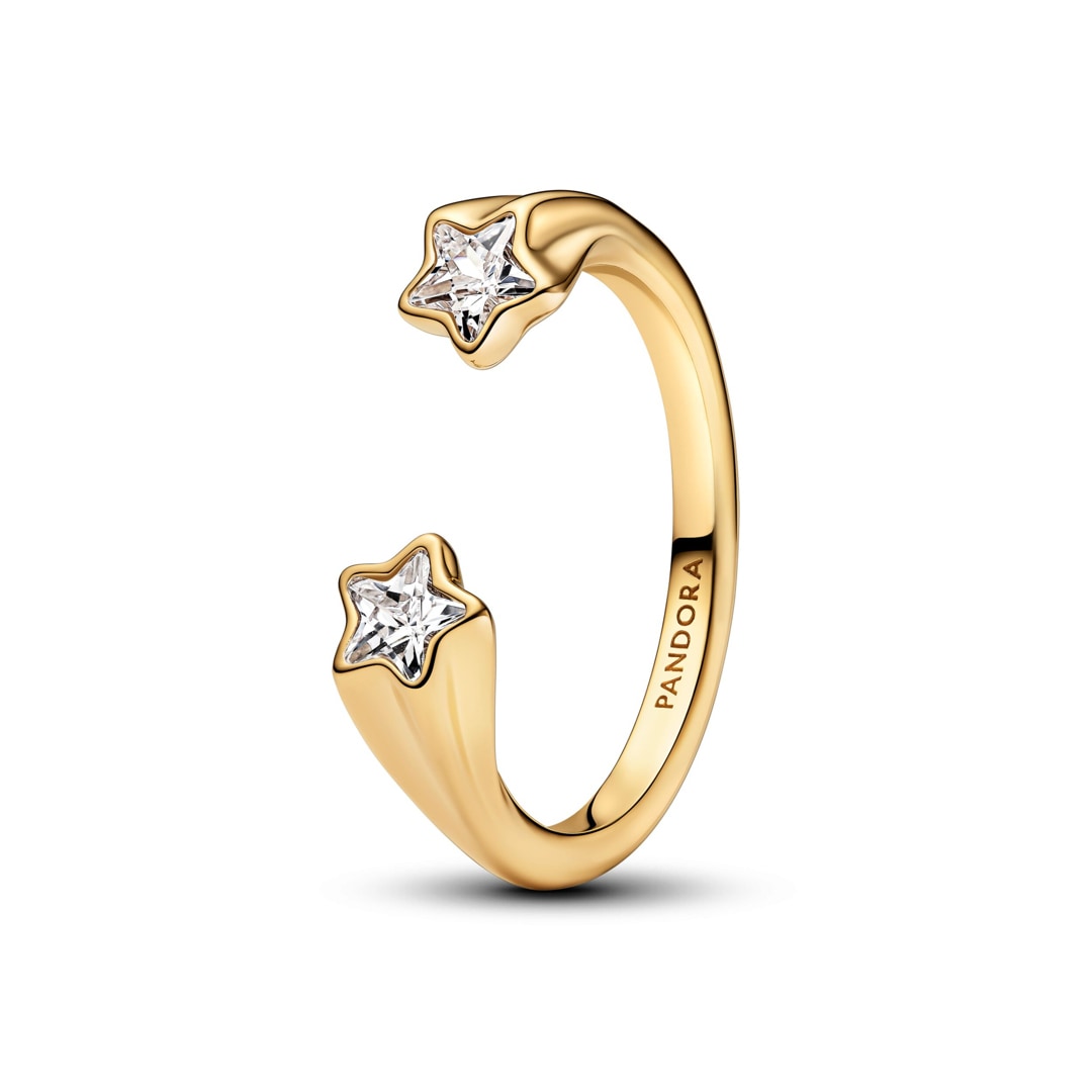 Pandora Gold Moments Sternschnuppen Offener Ring