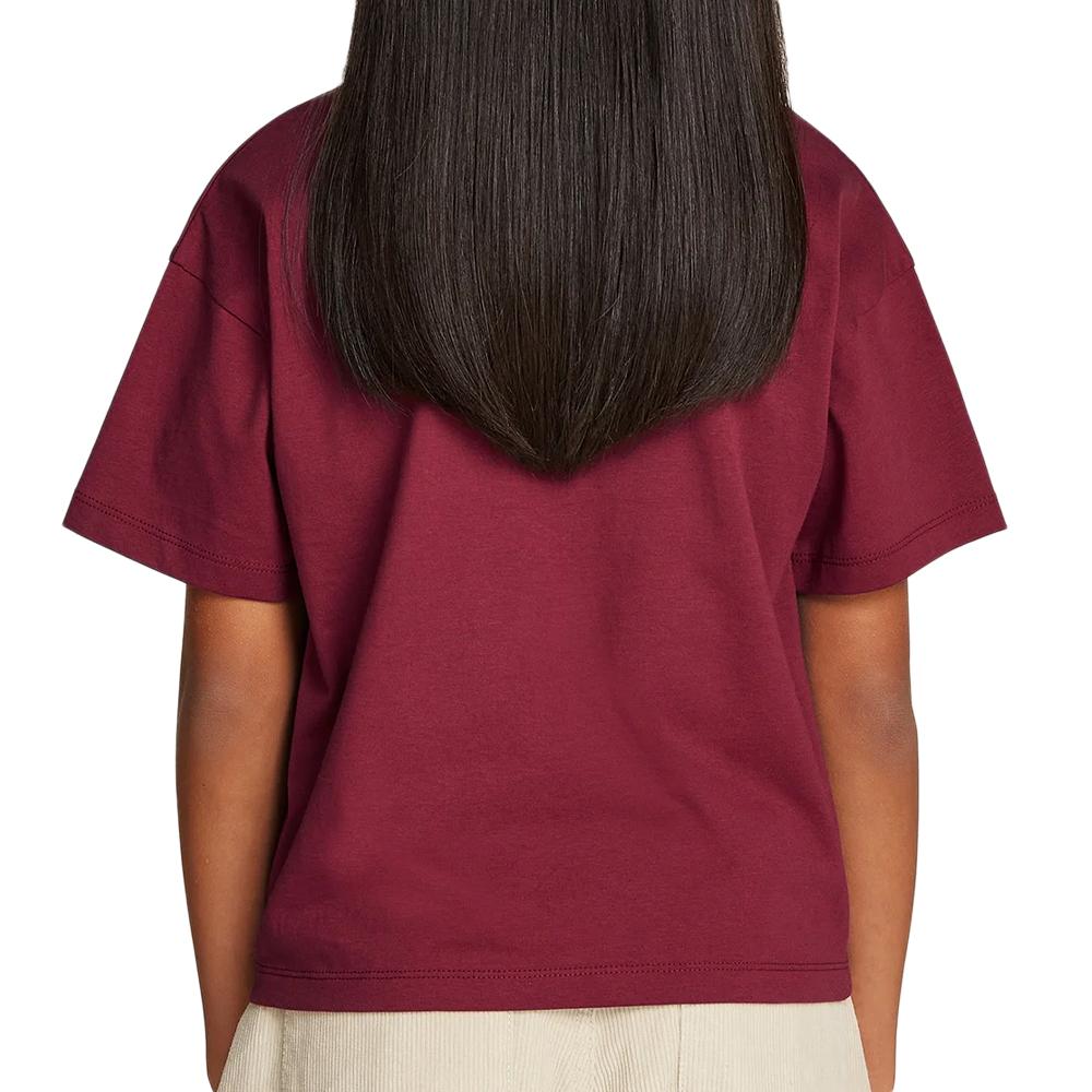 Calvin Klein Jeans T-shirt Bordeaux Fille Calvin Klein Jeans Boxy