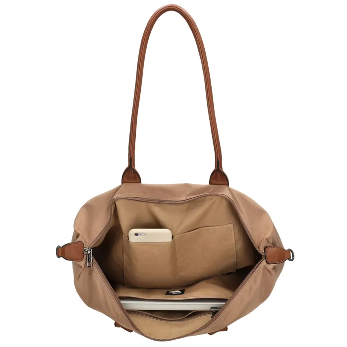 Charm London Buckingham Laptoptas 15,6 inch Taupe