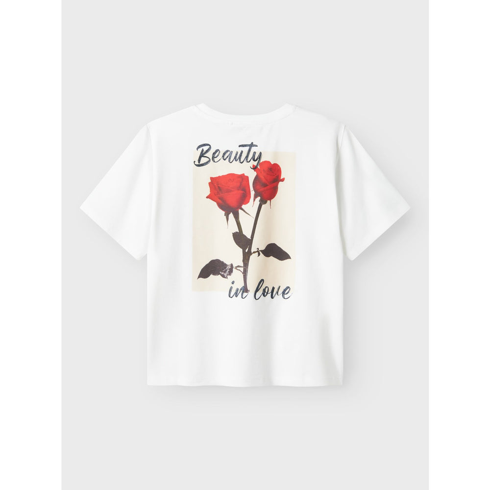 Køb Name It Bright White Delik Regular T-Shirt