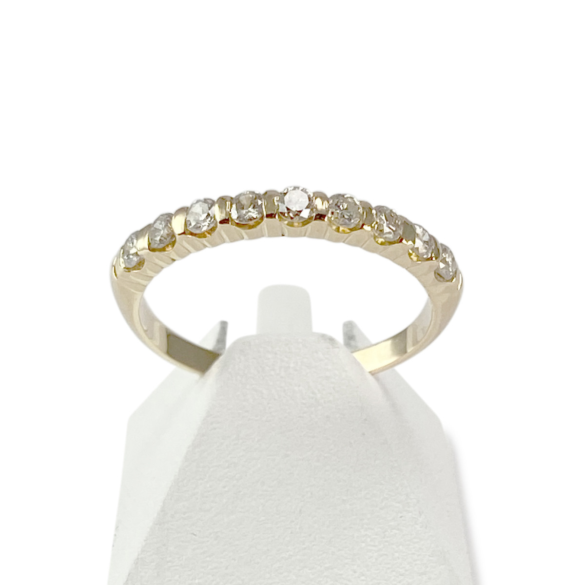 Bague d'occasion or 750 jaune diamants