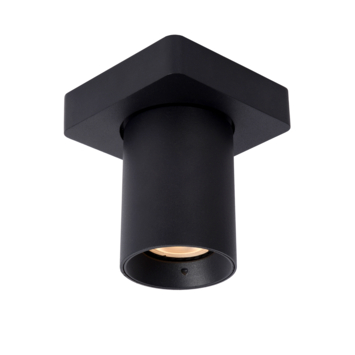 Lucide Nigel plafondspot zwart 10 cm