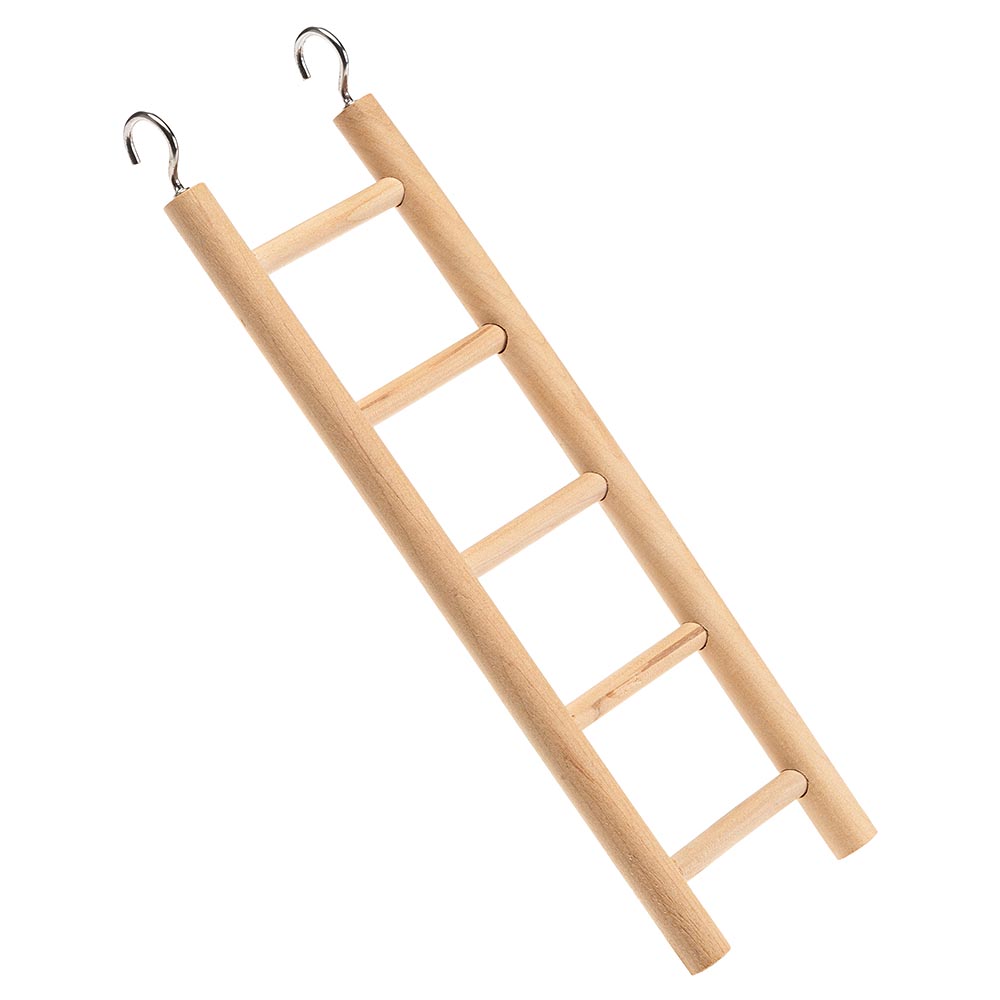Accessoires cages oiseaux ferplast échelle bois exercice