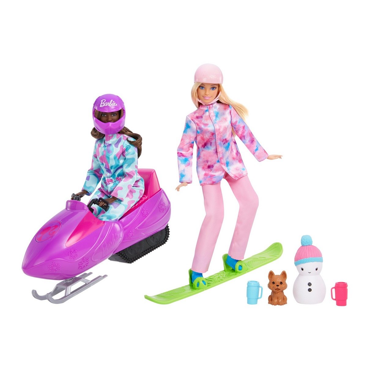 Coffret Sport d'hiver 2 poupées Barbie