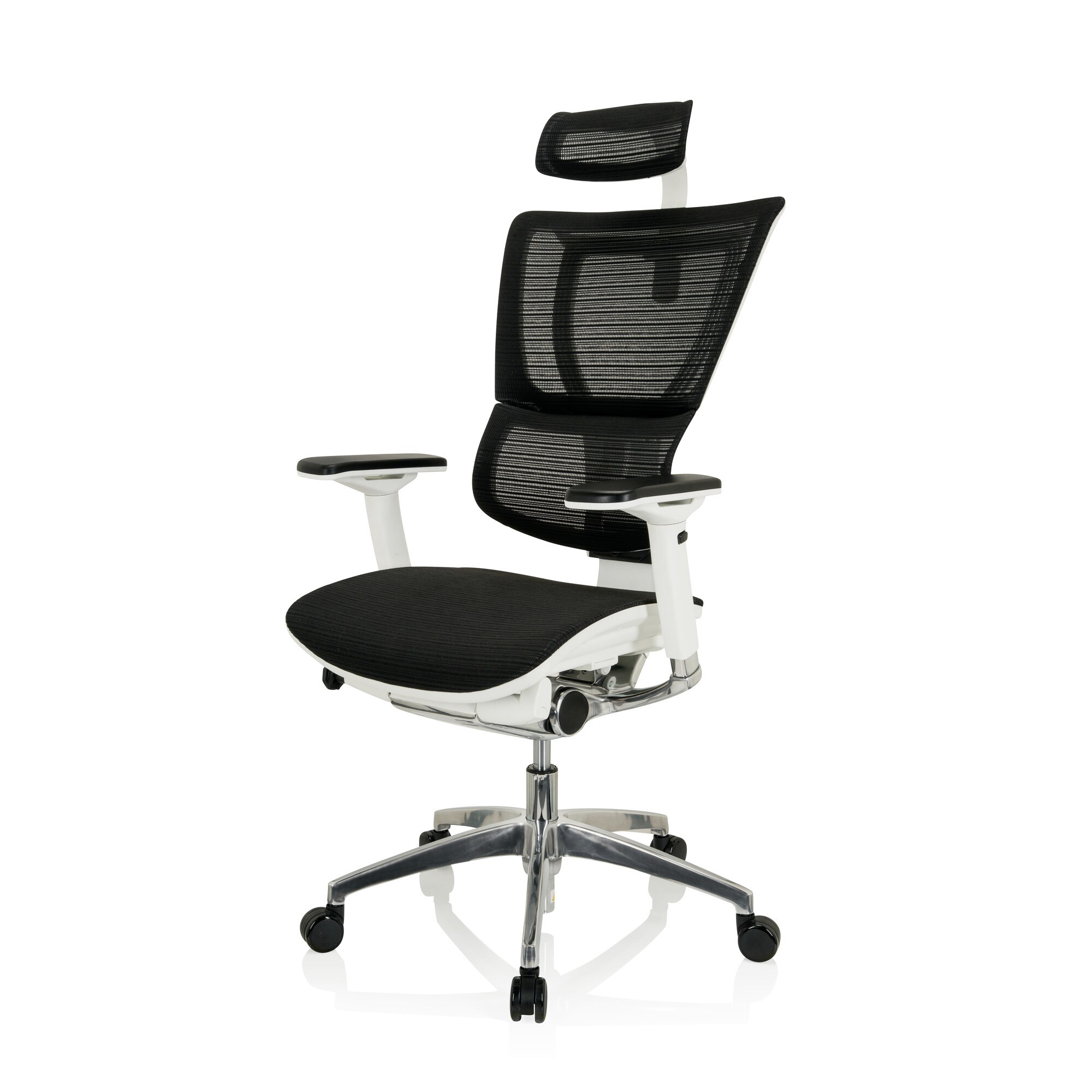 Luxus Chefsessel ERGOHUMAN SLIM Netzstoff mit Armlehnen (höhenverstellbar) hjh OFFICE