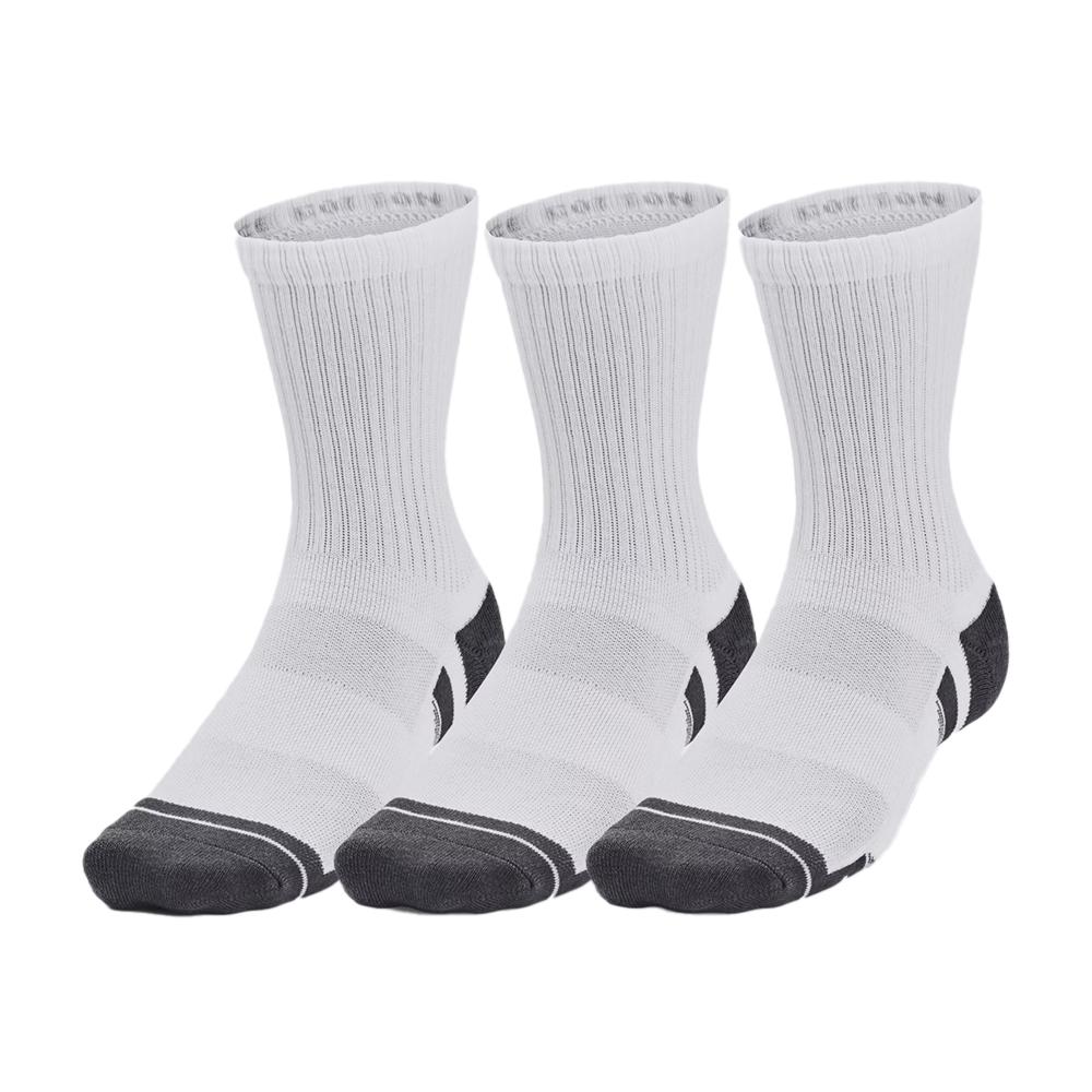 Under Armour x3 Paires de Chaussettes Blanches/Grises Homme Under Armour Performance