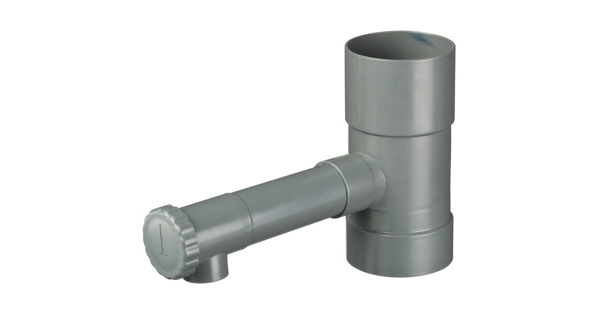 NatureRegentonvulautomaat met instelbare doorvoer waterkraan  (Grijs)