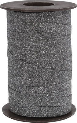 Gavebånd - Sort - B 10 MM - Glitter - 100 M