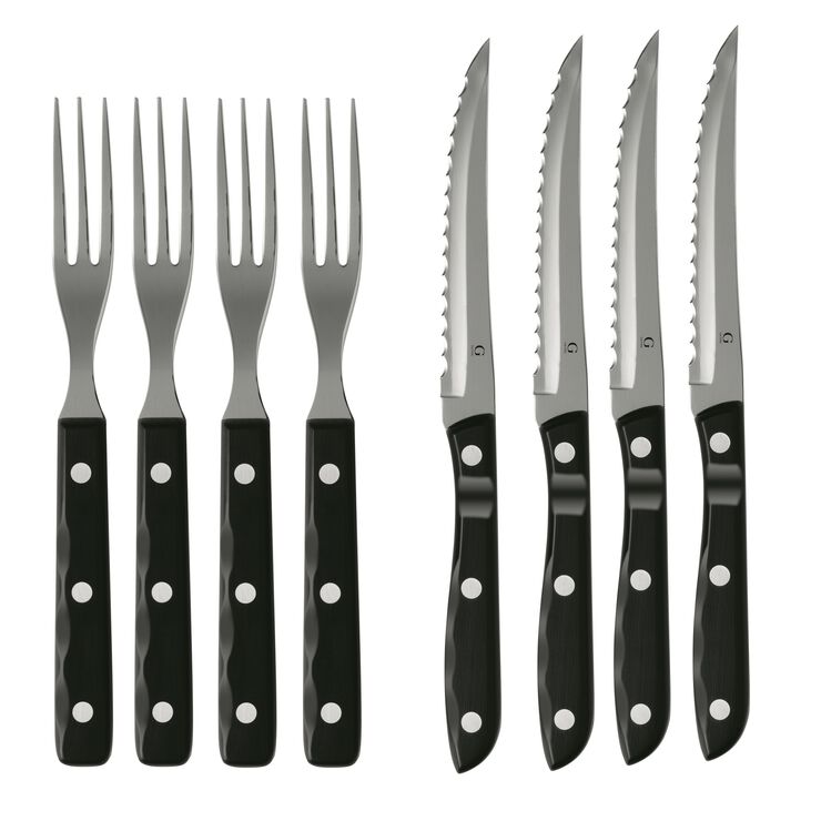 Gense Old farmer grillbestik 8 dele Sort