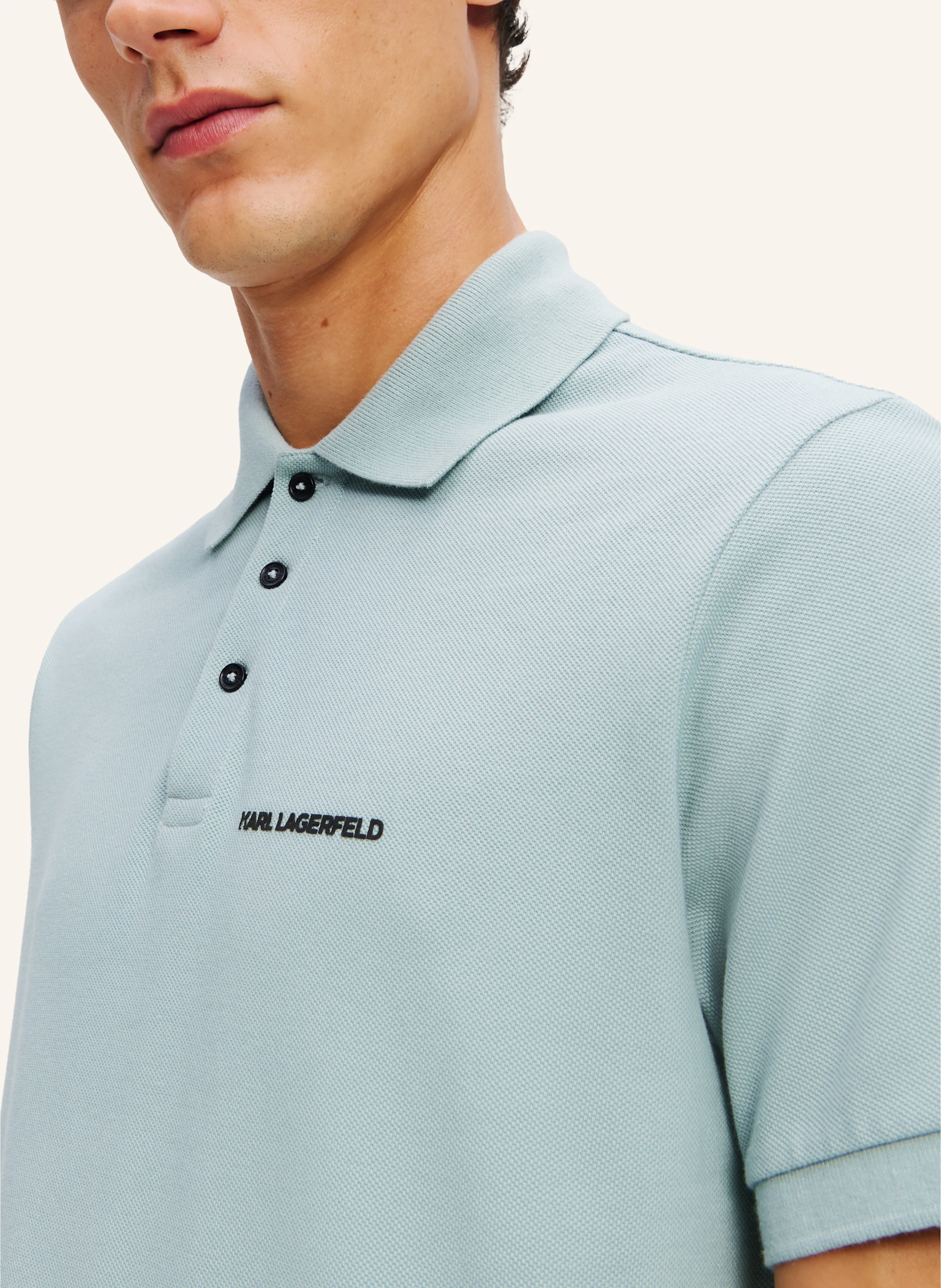 KARL LAGERFELD POLOSHIRT MIT KARL-LOGO
