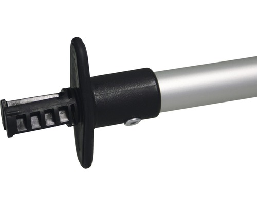 Aluminium bedieningsstang voor Vario Deluxe plisségordijn 150 cm, aluminiumkleurig