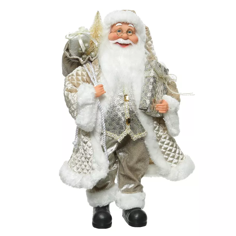 Père Noël déco Traditionnel (H30 cm) Charles