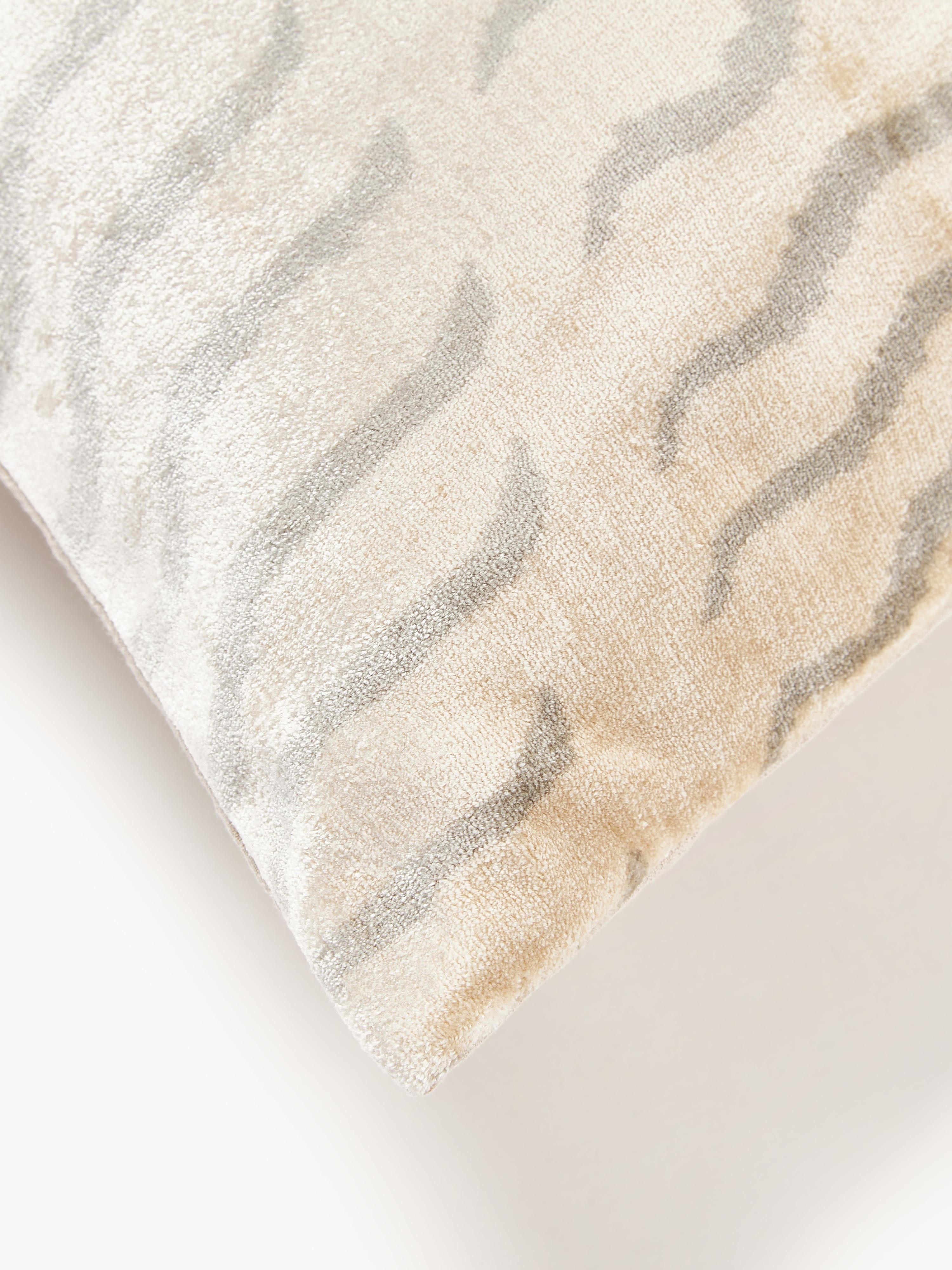 Viscose kussenhoes Helene met ingeweven jacquard patroon
