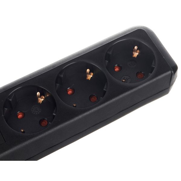 Brennenstuhl Eco-L 3 Way Split Sw 1,5m BK