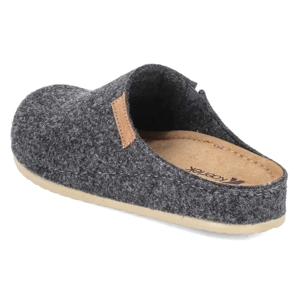KaerlekPantoffeln NANA - dk. grey