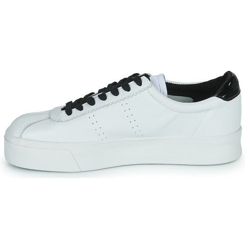 Superga - WHITE BLACK - Blanc