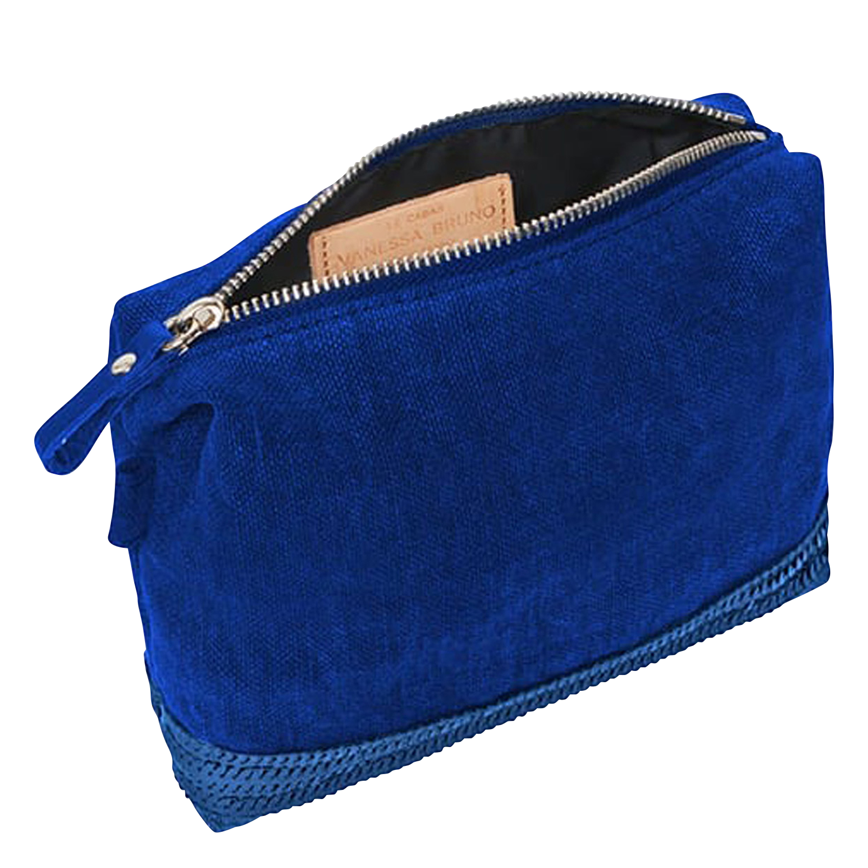 Pochette en lin| Bleu