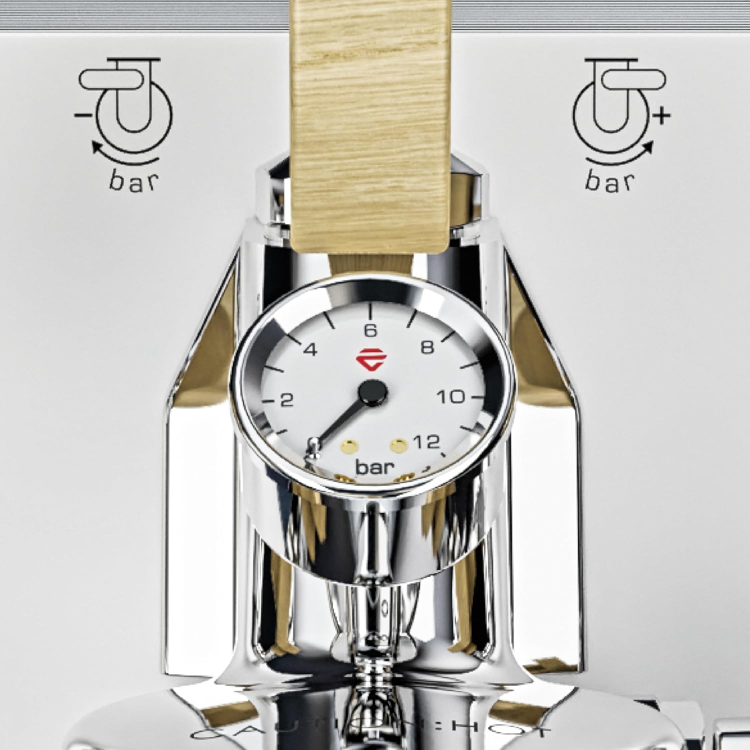Lelit Bianca Kaffeemaschine - Mit Milchaufschäumer und Dual Boiler System - Weiß