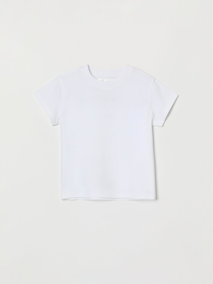 Camiseta básica de manga curta - Branca