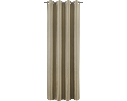 Sjaal met oogjes Wave taupe 140x280 cm