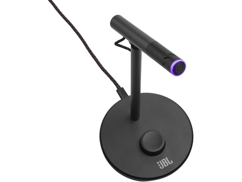 JBL Kondensatormikrofon Quantum Stream Talk Schwarz USB-Streaming-Mikrofon mit einfachem Kondensator