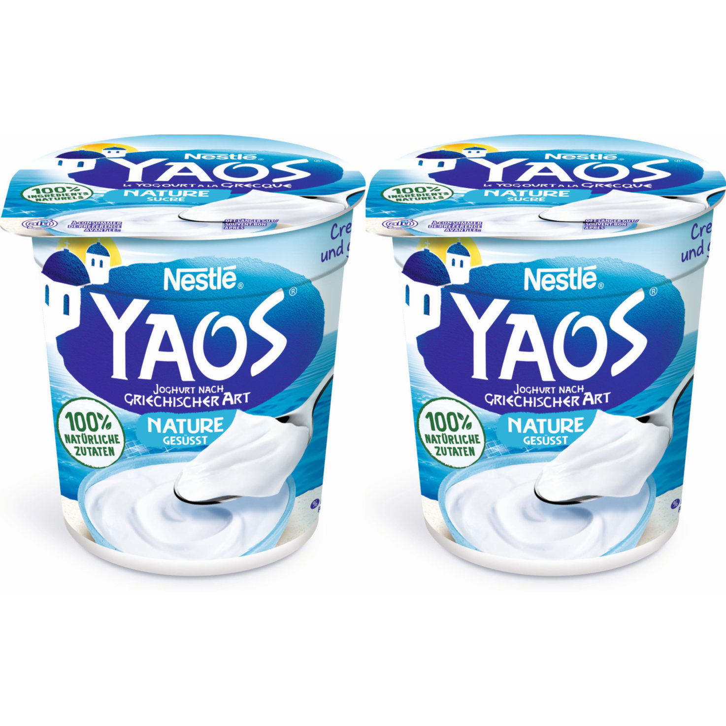Yaos Joghurt Nature nach Griechischer Art 2x150g