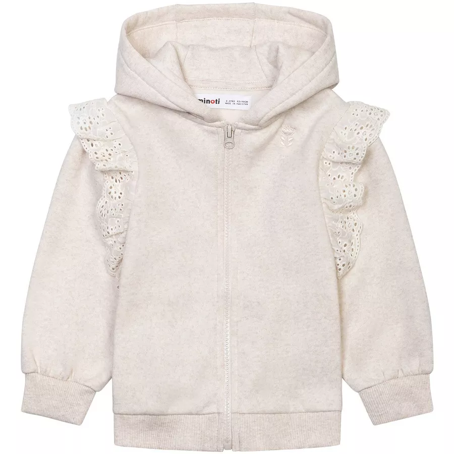 MINOTI Pullover und Jogginghose Set Cremeweiß