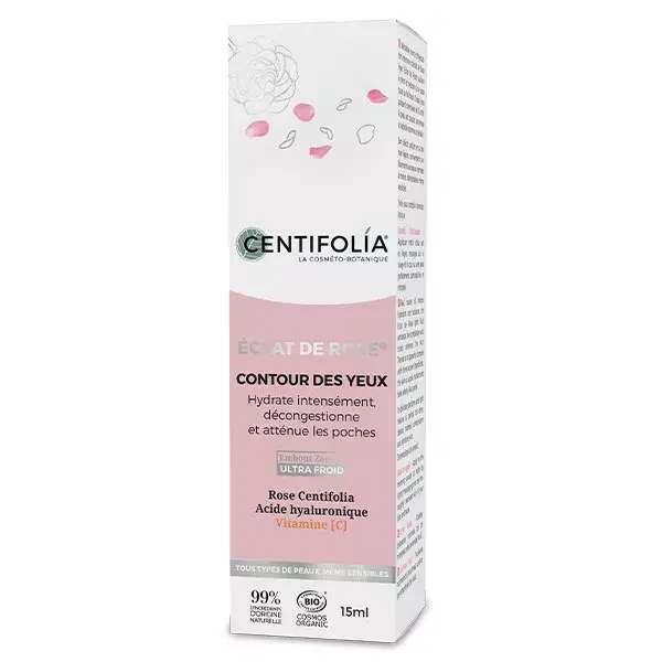 Creme para Contorno dos Olhos Orgânico Centifolia Rose Radiance 15ml